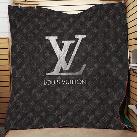 Image of LV4 Quilt Blanket / US Twin Louis Vuitton Custom Quilt Blankets