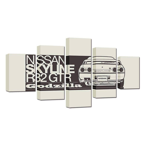 Image of Size1 / Unframed R32 Nissan Skyline GT-R
