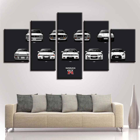 Image of Style2 / Size1 / Unframed Evolution of the GT-R UNCUT