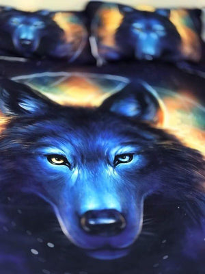 Dream Catcher Wolf Duvet Cover Bedding Set
