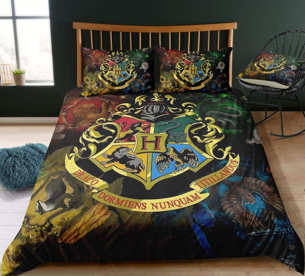 Hogwarts1 / Twin 3 Piece Set Harry Potter House Bedding Duvet Cover Sets