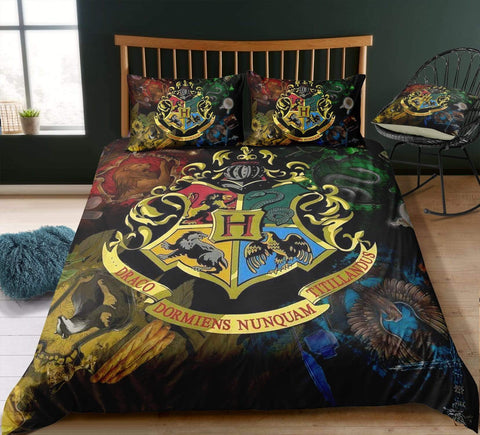 Image of Hogwarts1 / Twin 3 Piece Set Harry Potter House Bedding Duvet Cover Sets