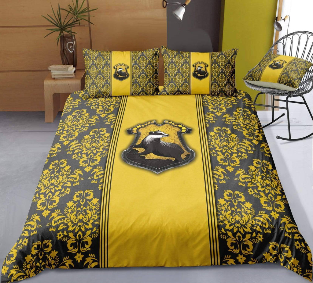 Huffle3 / Twin 3 Piece Set Harry Potter House Bedding Duvet Cover Sets