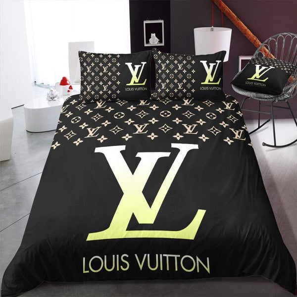 LV2 LOUIS VUITTON CUSTOM BEDDING SET #1 (DUVET COVER & PILLOWCASES