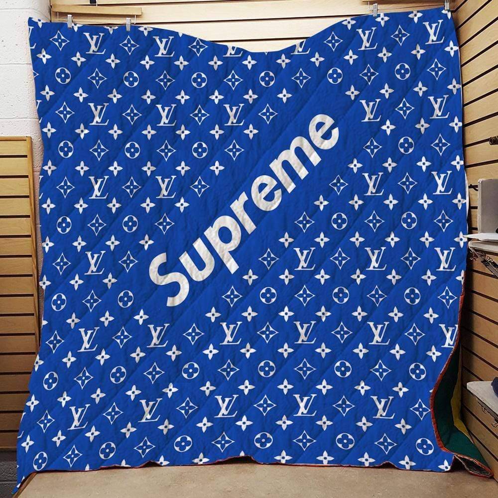 vuitton supreme blanket
