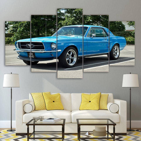 Image of Size1 / Framed 1950's Ford Mustang