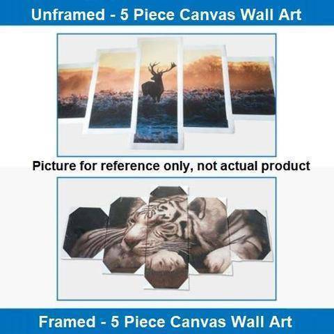 Size1 / Unframed Custom 4 Piece Canvas Prints