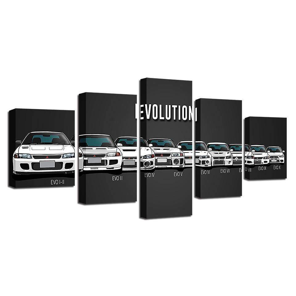 Size1 / Unframed Evolution of the Mitsubishi Evo