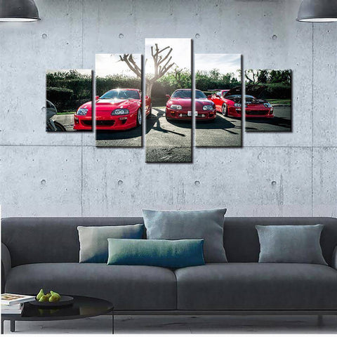 Image of Style1 / Size1 / Unframed Toyota Supra Trio
