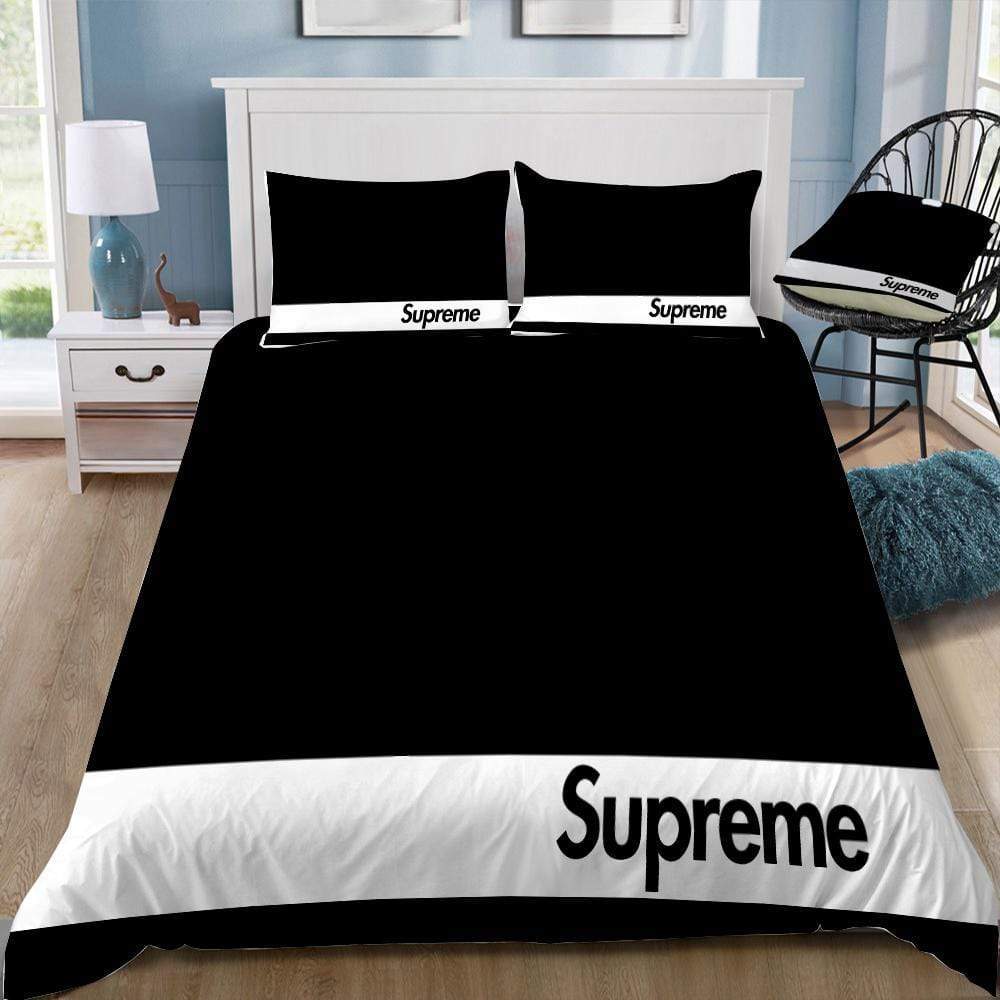 lv18 louis vuitton custom bedding set #1 (duvet cover & pillowcases)