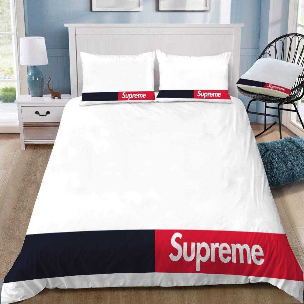 lv18 louis vuitton custom bedding set #1 (duvet cover & pillowcases)